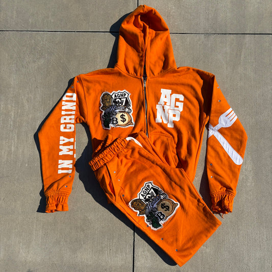 AGNP LONG PANTS HOODIE SET